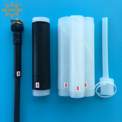 UV Resistant Transparent Cold Shrink Tubes Waterproof Seal Silicone Clear Cold Shrink Tubing for Cable Joint